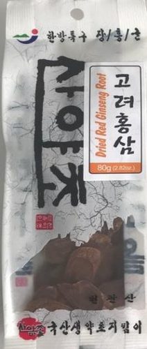 DRIED RED GINSENG ROOT (2.82OZ.)
