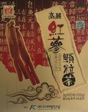 KOREAN RED GINSENG GRANULE TEA