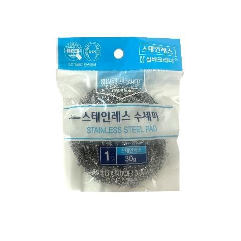 STAINLESS KITCHEN SCRUBBER 30G 40'