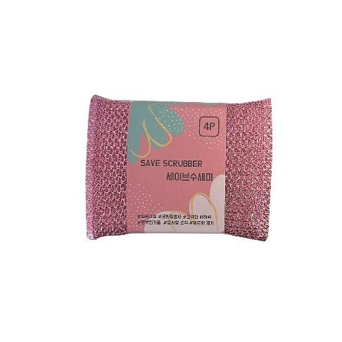 KITCHEN UTENSILS LOOFAH 4P