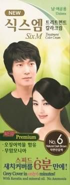 SIX M NO. 6 NATURAL DARK BROWN 60/CTN