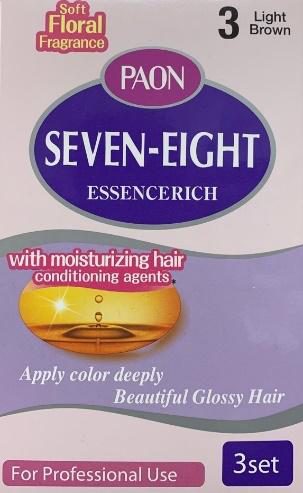 PAON SEVEN EIGHT HAIR COLOR REFILL #3 3 SET 24/CTN
