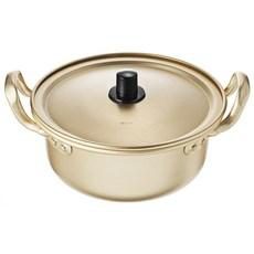 YELLOW ALUMINUM POT 16CM