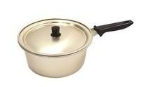 YELLOW ALUMINUM POT 18CM /HANDLE