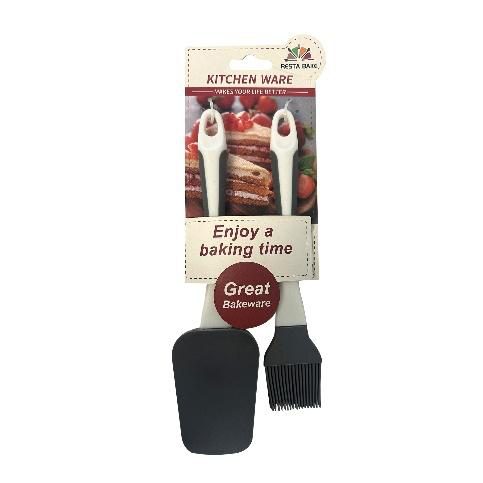 SILICONE SPATULA, BRUSH