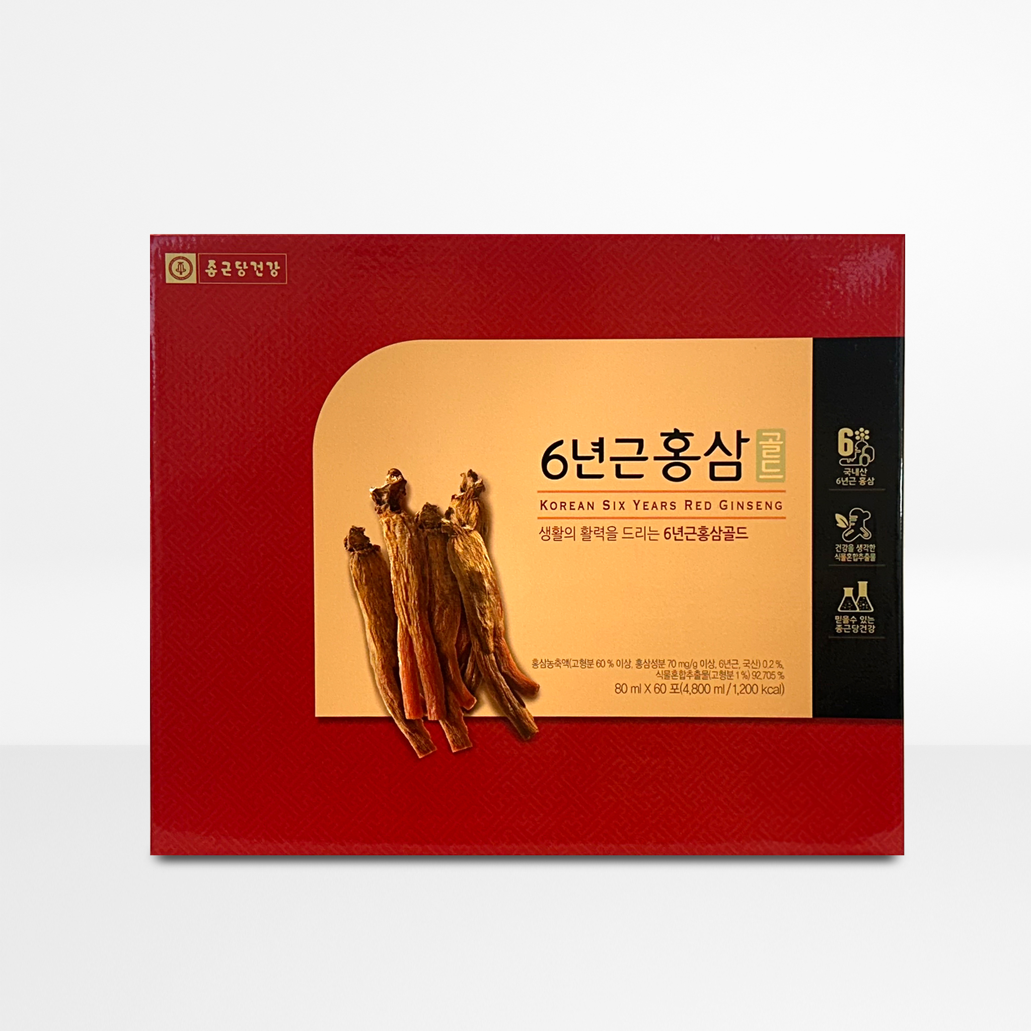 CHONGKUNDANG REDGINSENG DRINK 80ML X 60