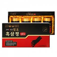 Koryo 6-Year Old Fermented Black Red Ginseng Extract 365 960G (240G x 4 Bottles) 5/CTN