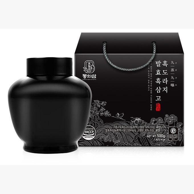 BLACK BALLOON FLOWER FERMENTED BLACK GINSENG 500G