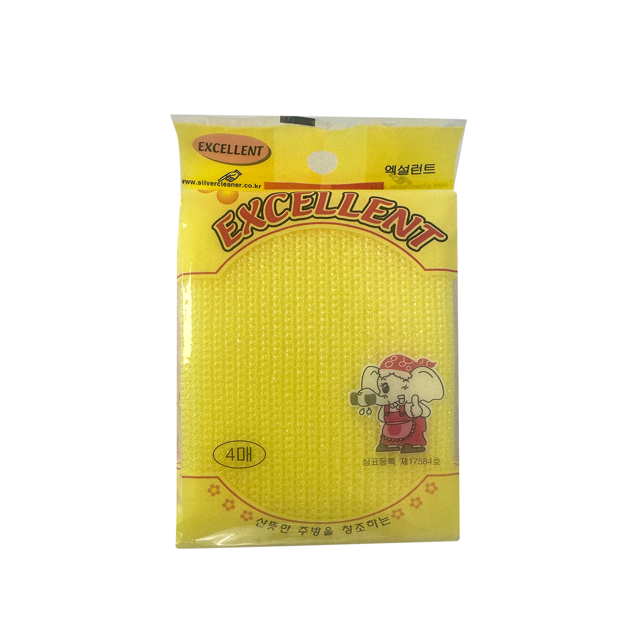KITCHEN UTENSILS LOOFAH 4P