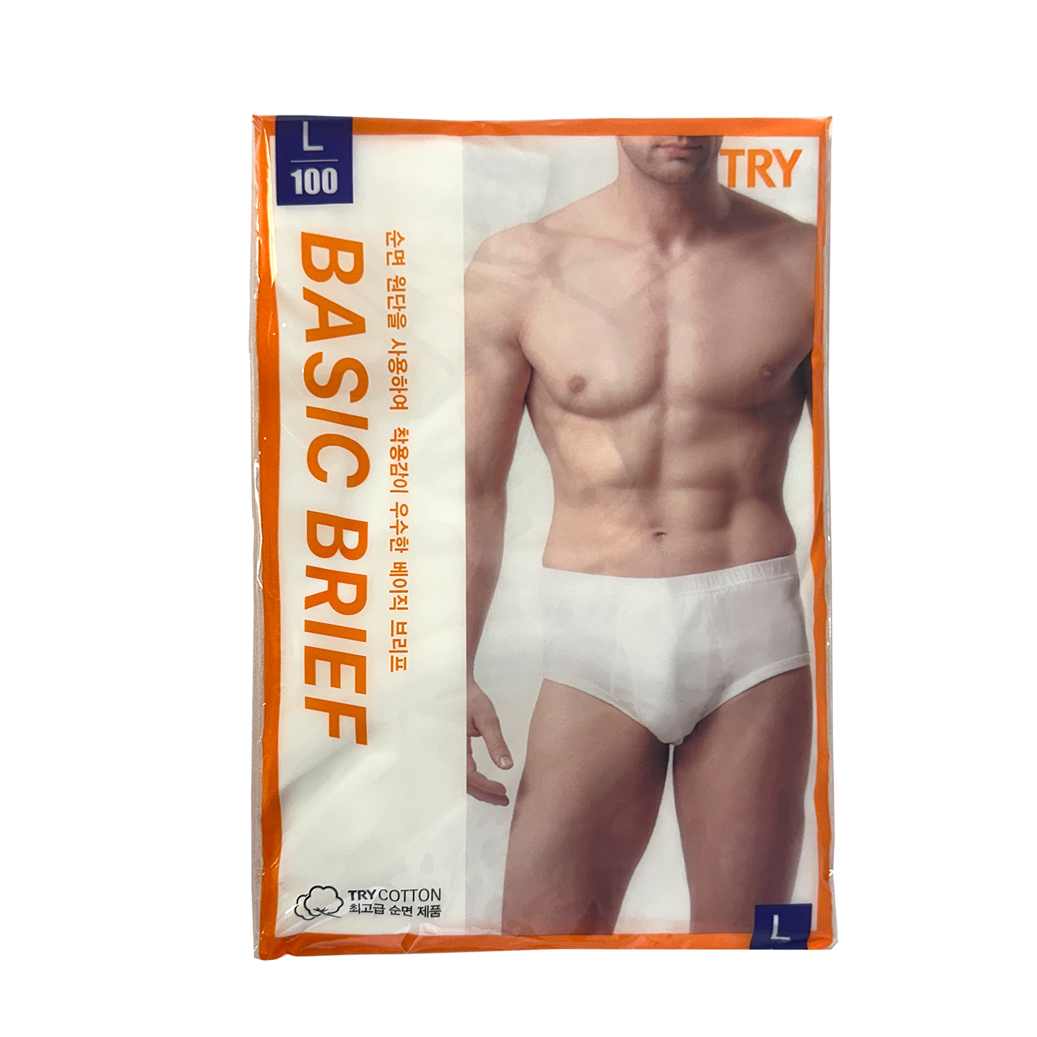 TRY UNDERPANTS (WHITE) (100)