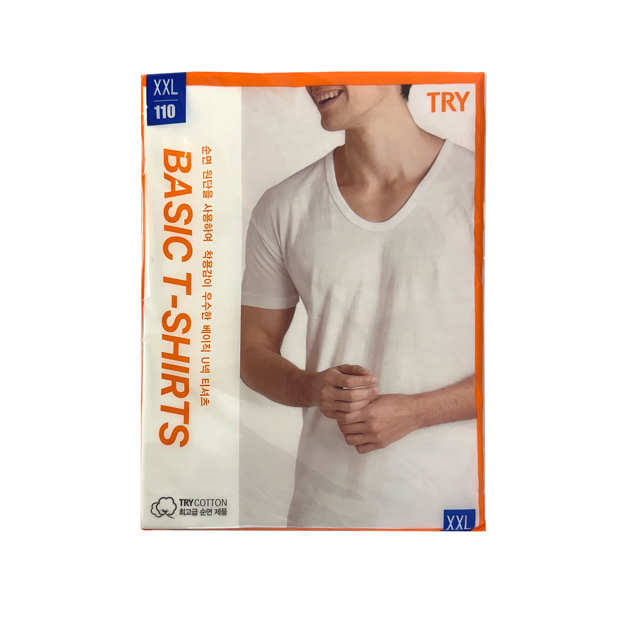 TRY BASIC T-SHIRTS XXL(110)