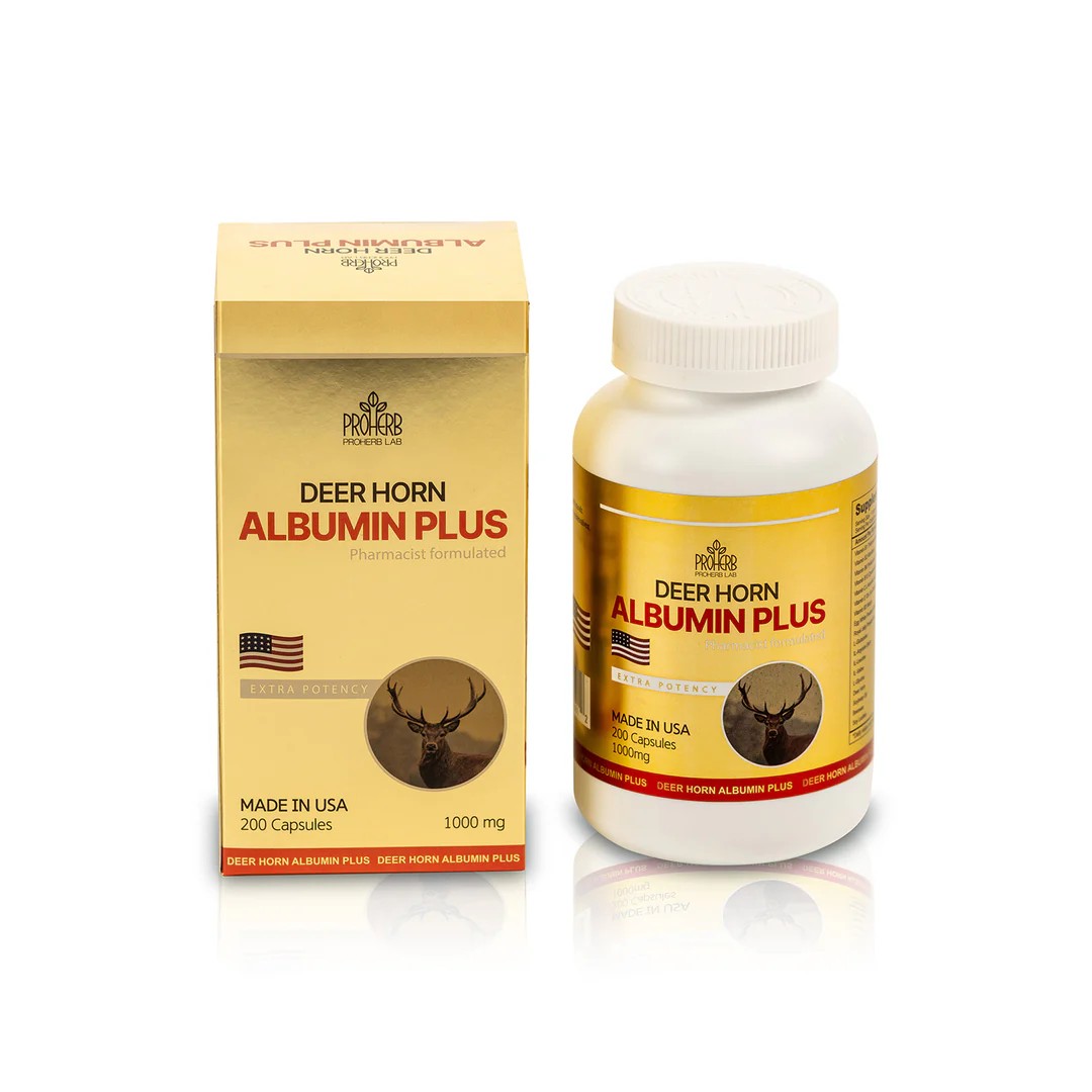 ALBUMIN PLUS 200CAP 20/CTN