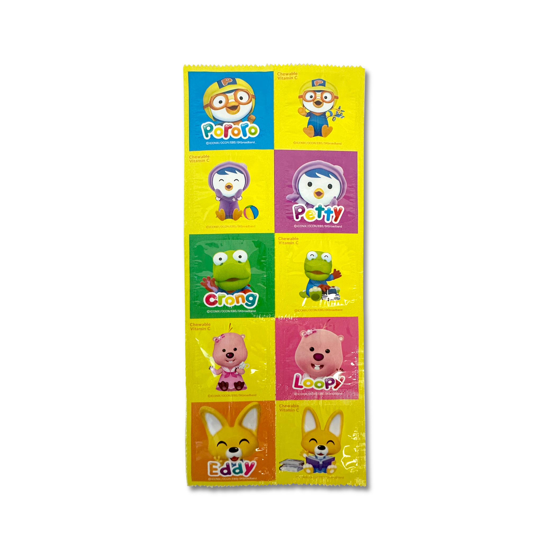 PORORO CHEWABLE VITAMIN C 30/CTN