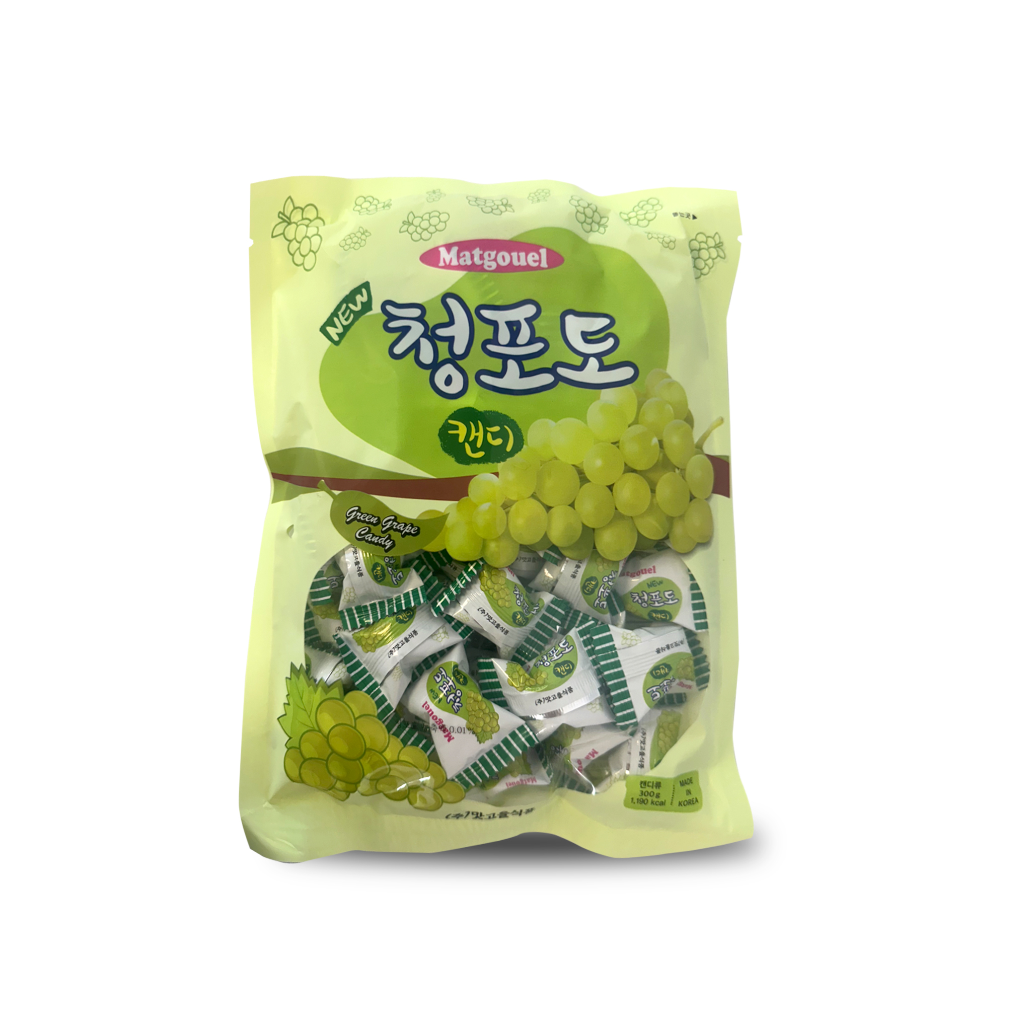 MATGOUEL GREEN GRAPE CANDY 300G
