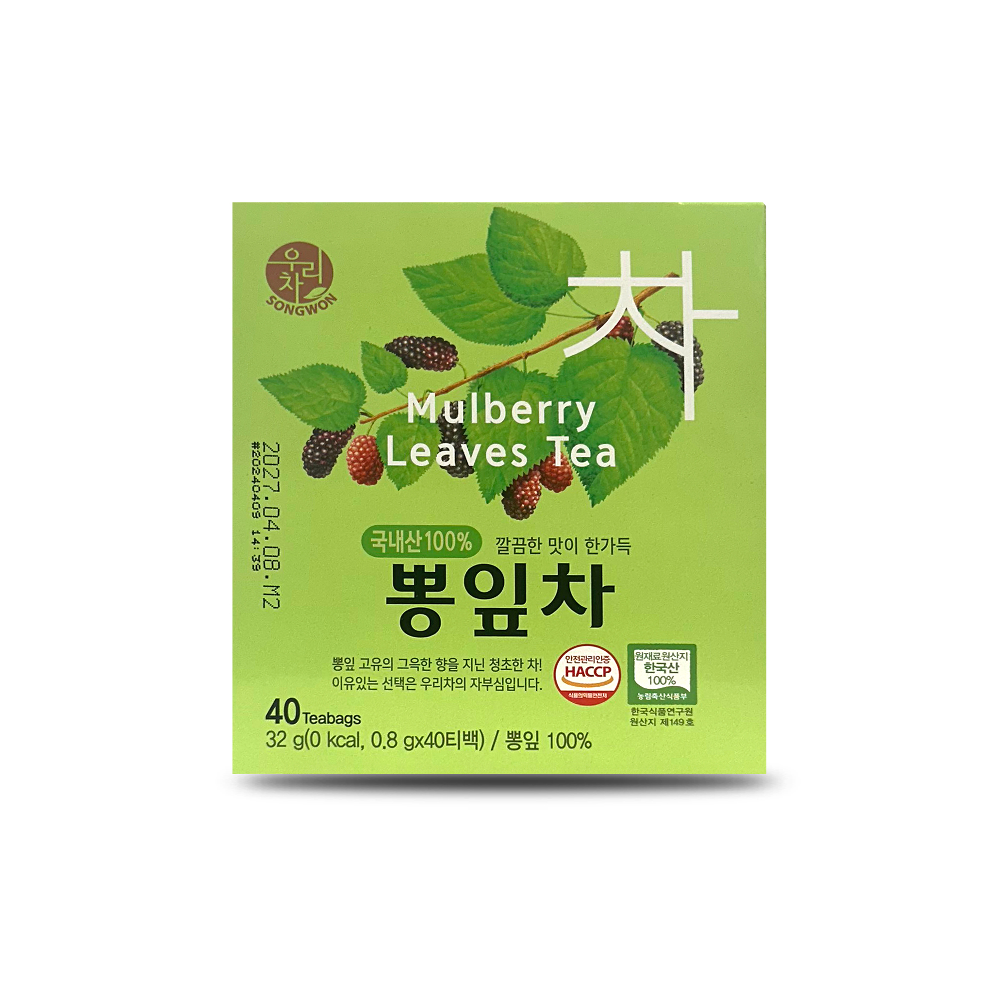 SONGWON MULBERRY LEAVES TEA 16/CTN