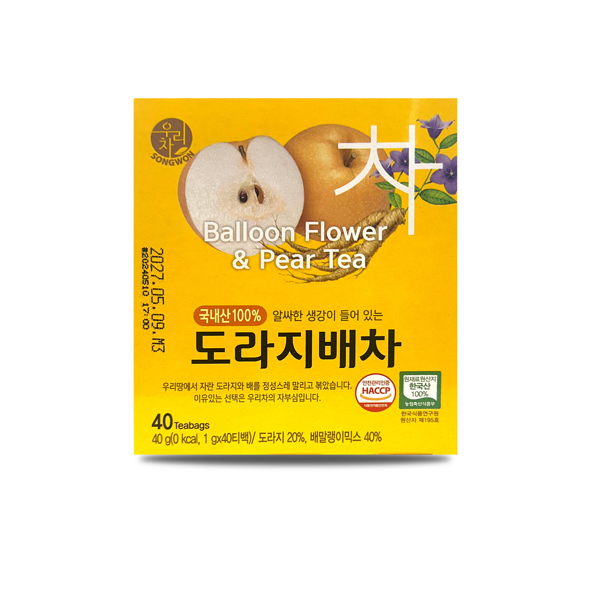 SONGWON BALLOON FLOWER & PEAR TEA