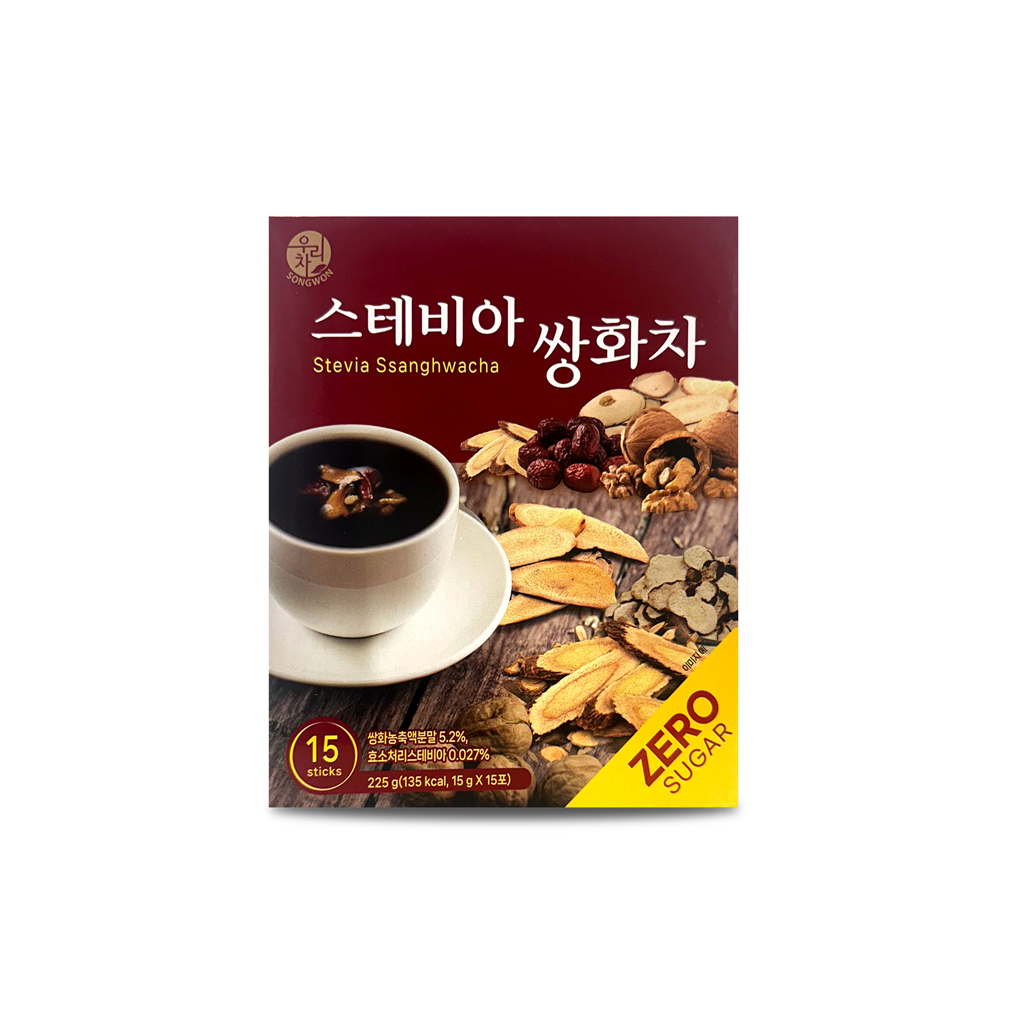 SONGWON STEVIA SSANGHWA TEA  (15G X 15)
