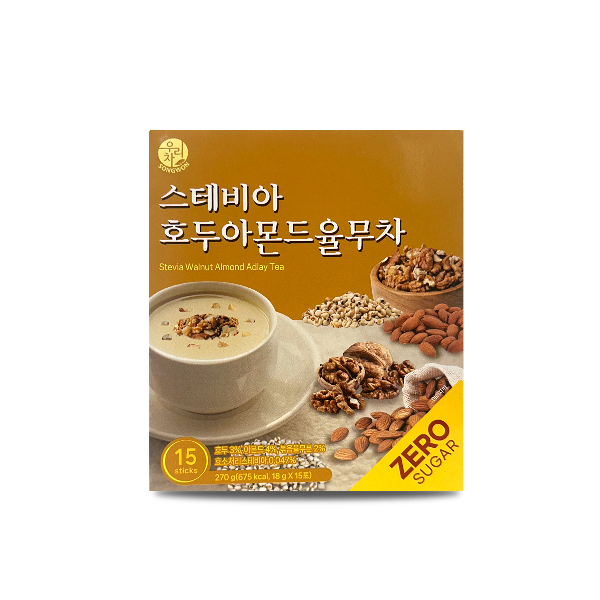 SONGWON STEVIA WALNUT ALMOND ADLAY TEA