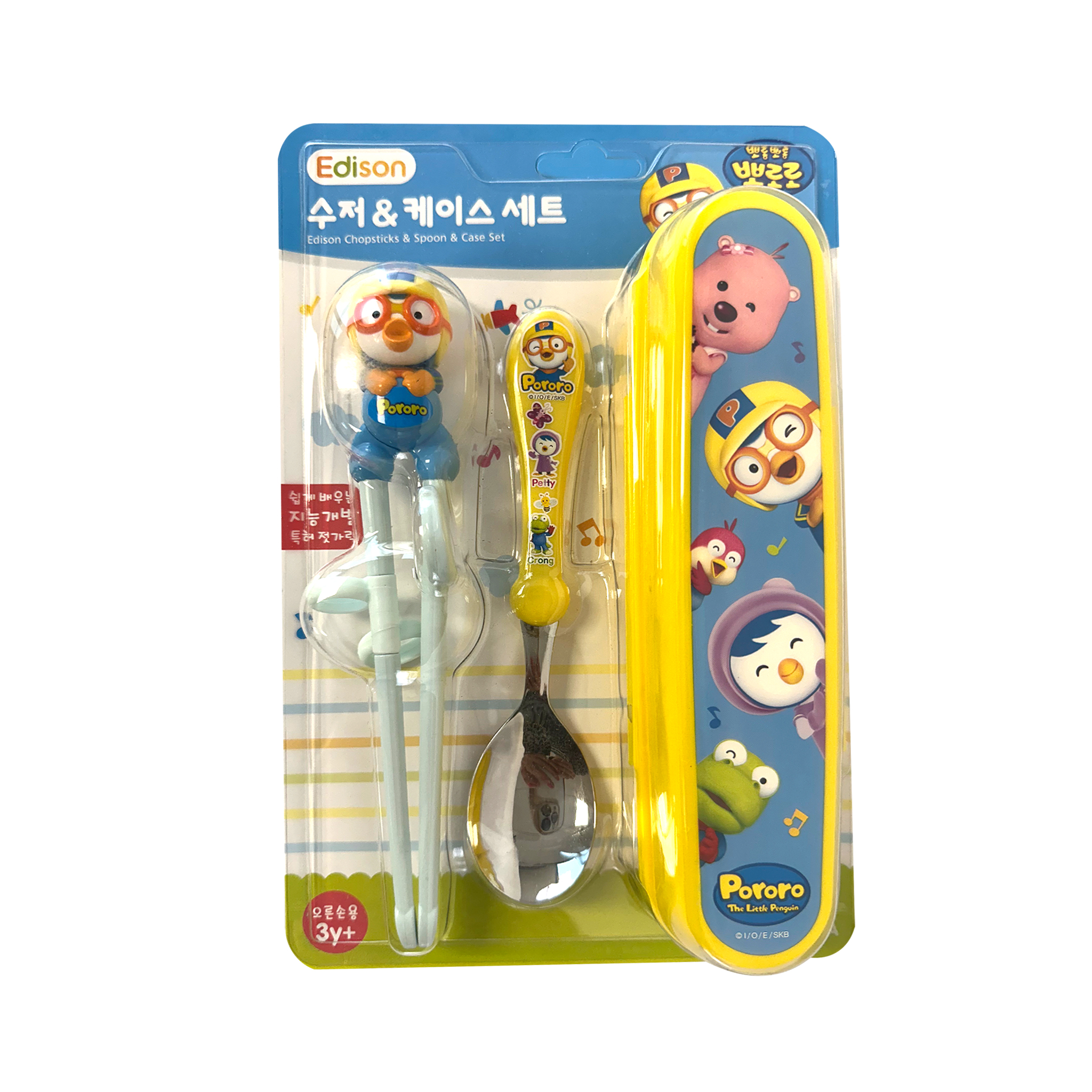 PORORO SPOON & CHOPSTICKS CASE SET 5/CTN